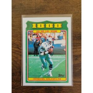 1988 Topps 1000 Yard Club #15 Herschel Walker - Dallas Cowboys - NFL